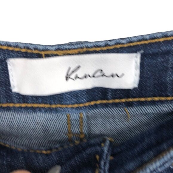 Kancan Midrise Skinny Jeans, Intentional Whiskering, Stretchy SZ 9/28 - Picture 7 of 10